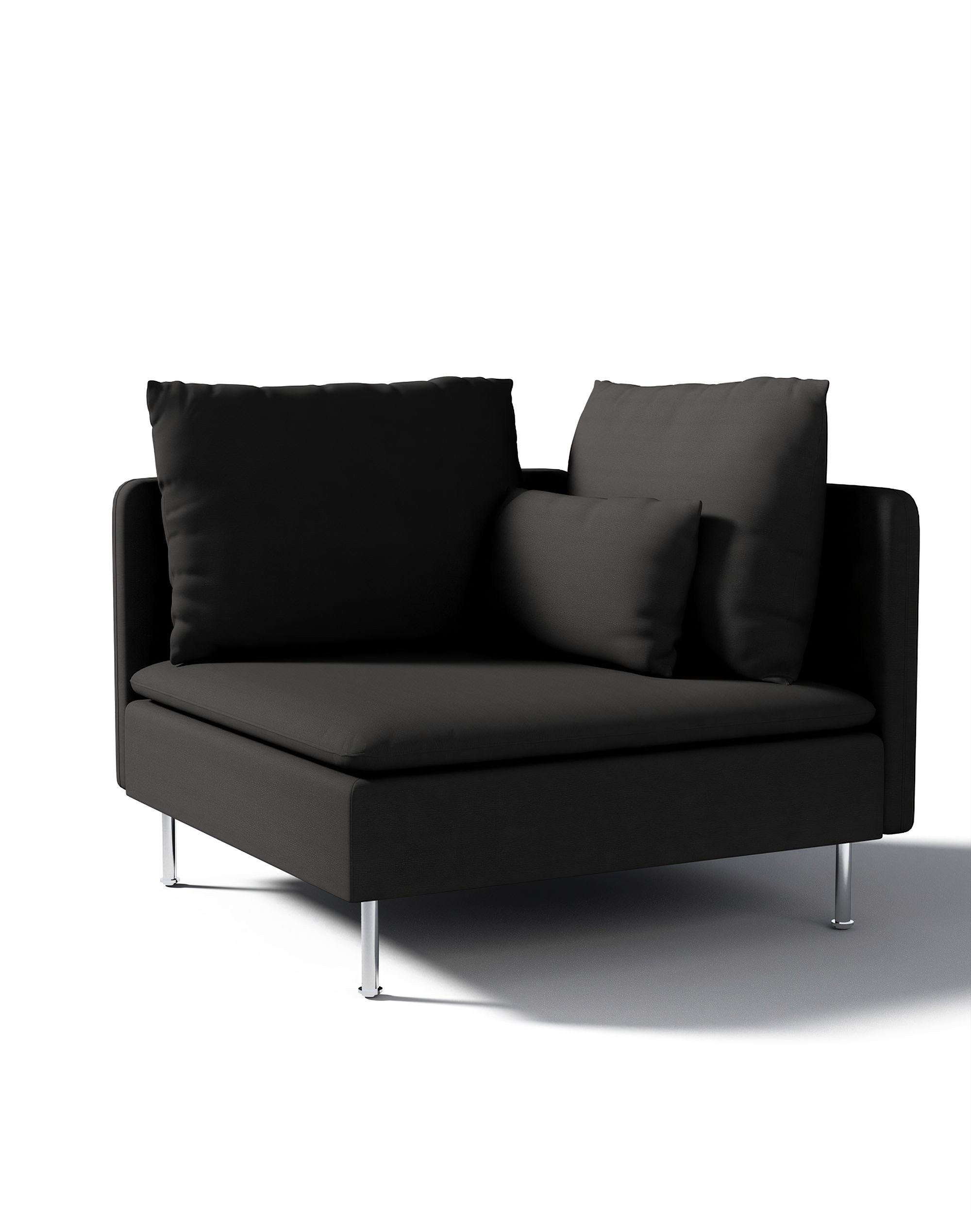 Söderhamn betræk hjørnesektion farve grå 40 x 20 x 40 cm |  | 40 x 20 x 40 cm | Dekoria