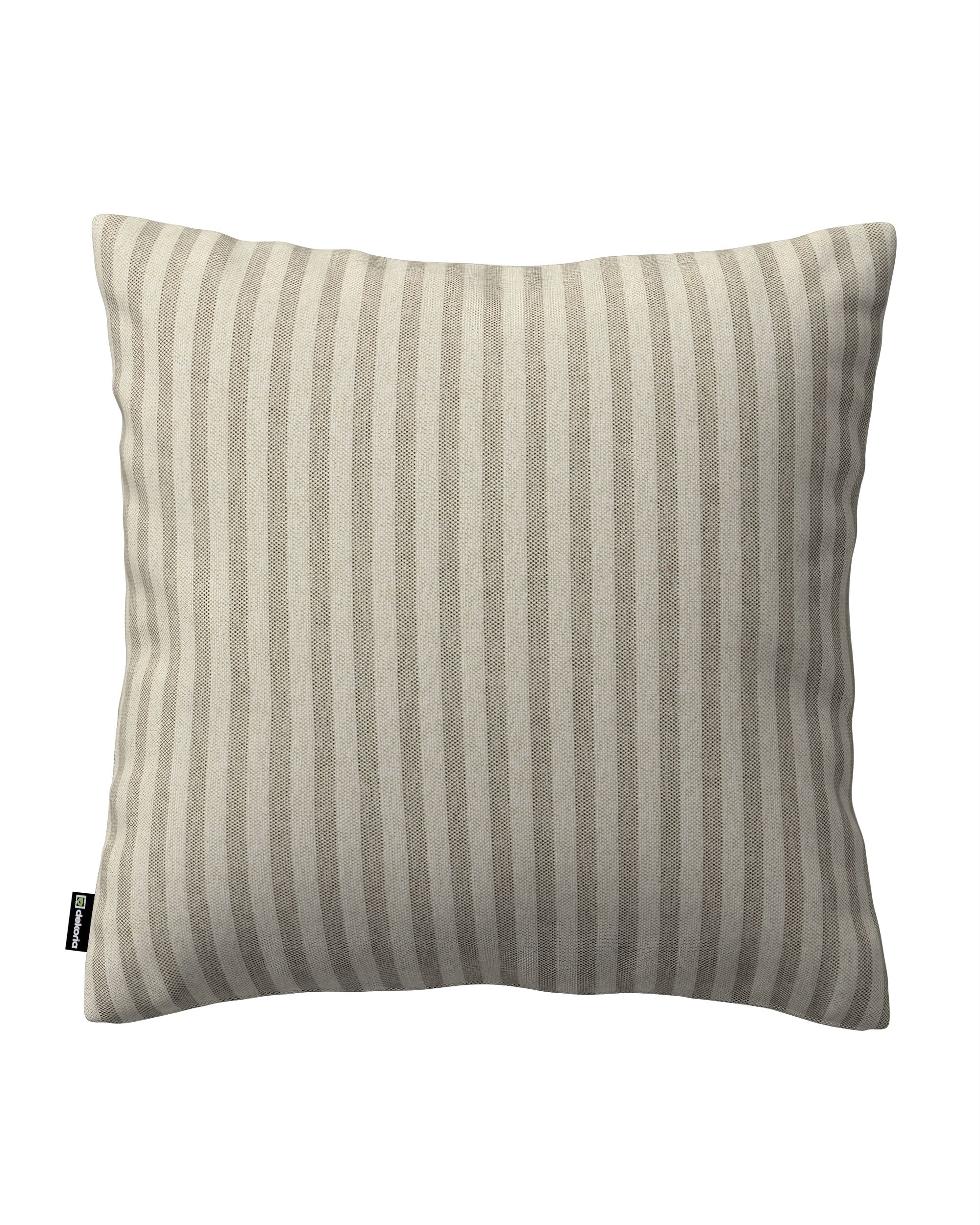 Pudebetræk Kinga farve beige stof outdoor, grov, mønstret