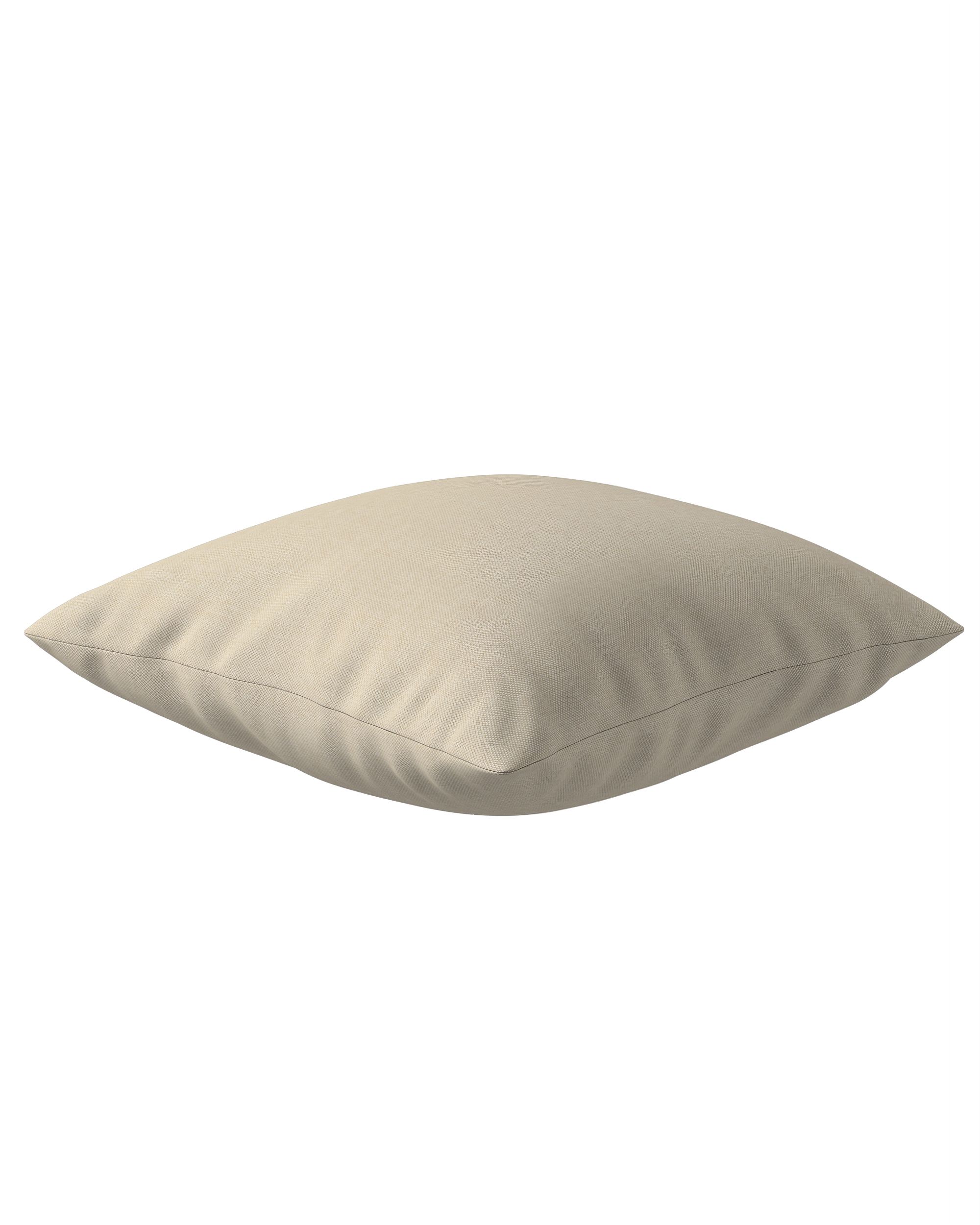 Pudebetræk Kinga farve beige stof outdoor, grov (hover)