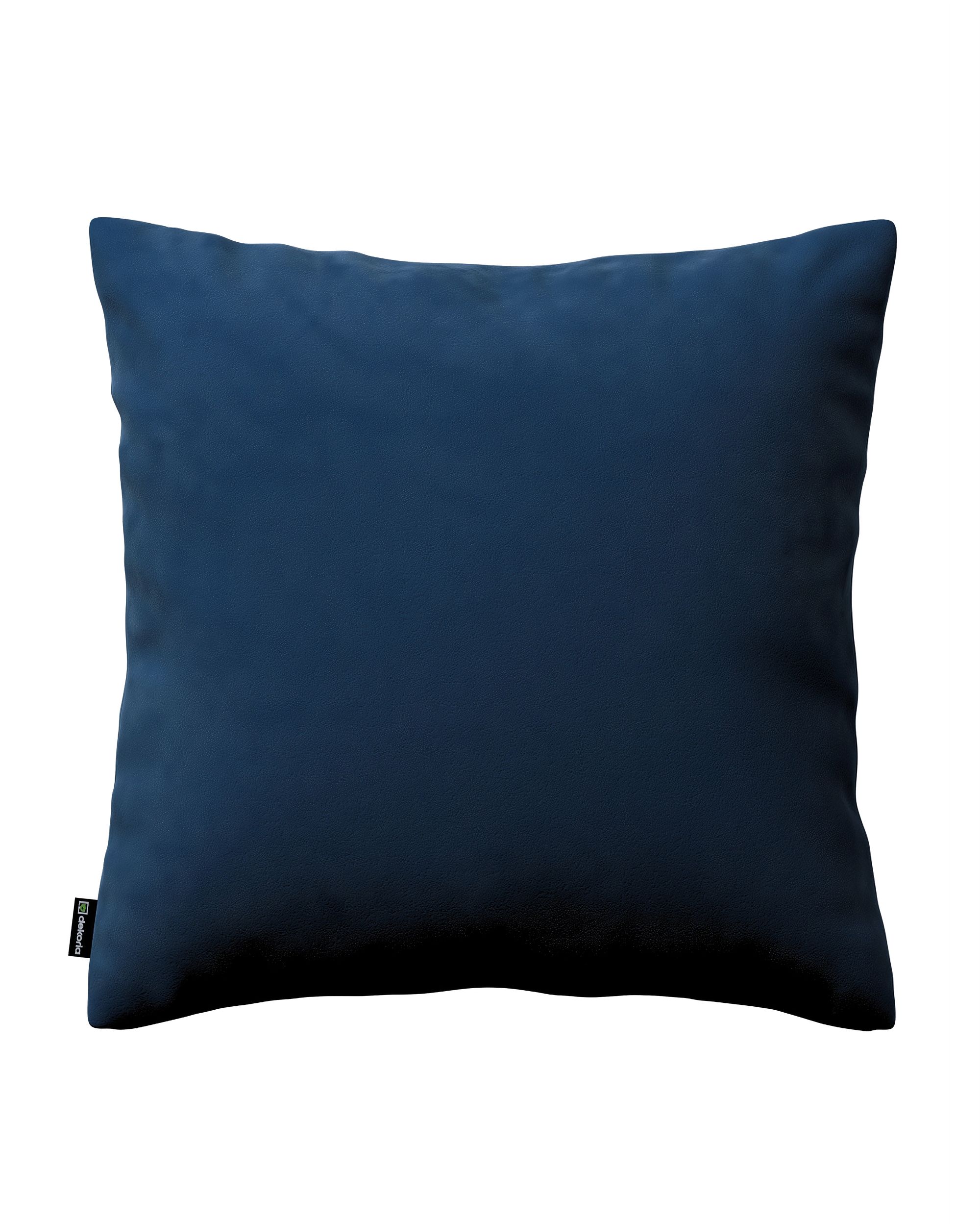 Pudebetræk Kinga farve marineblå stof blank, velour