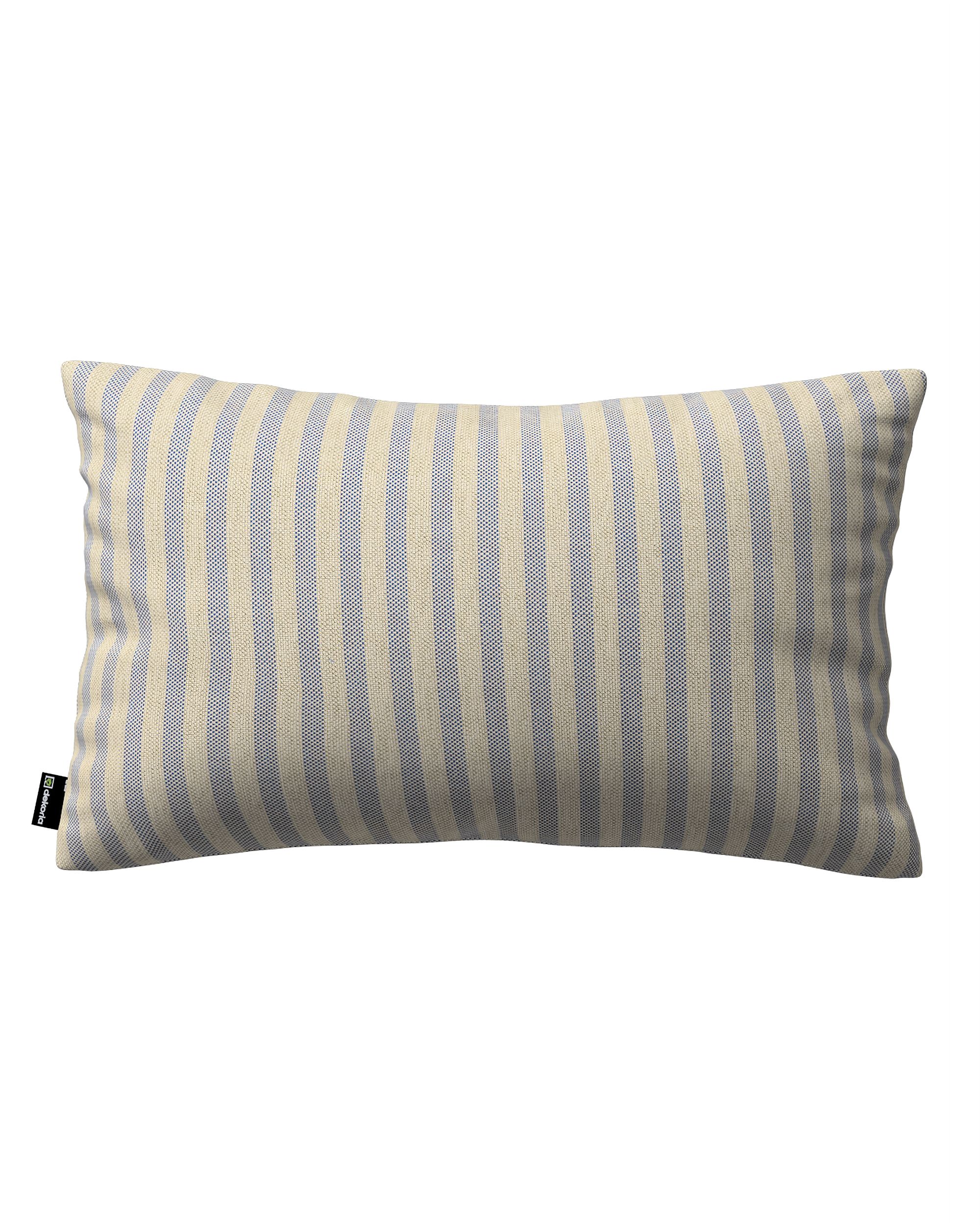 Pudebetræk Kinga aflang farve beige stof outdoor, grov, mønstret