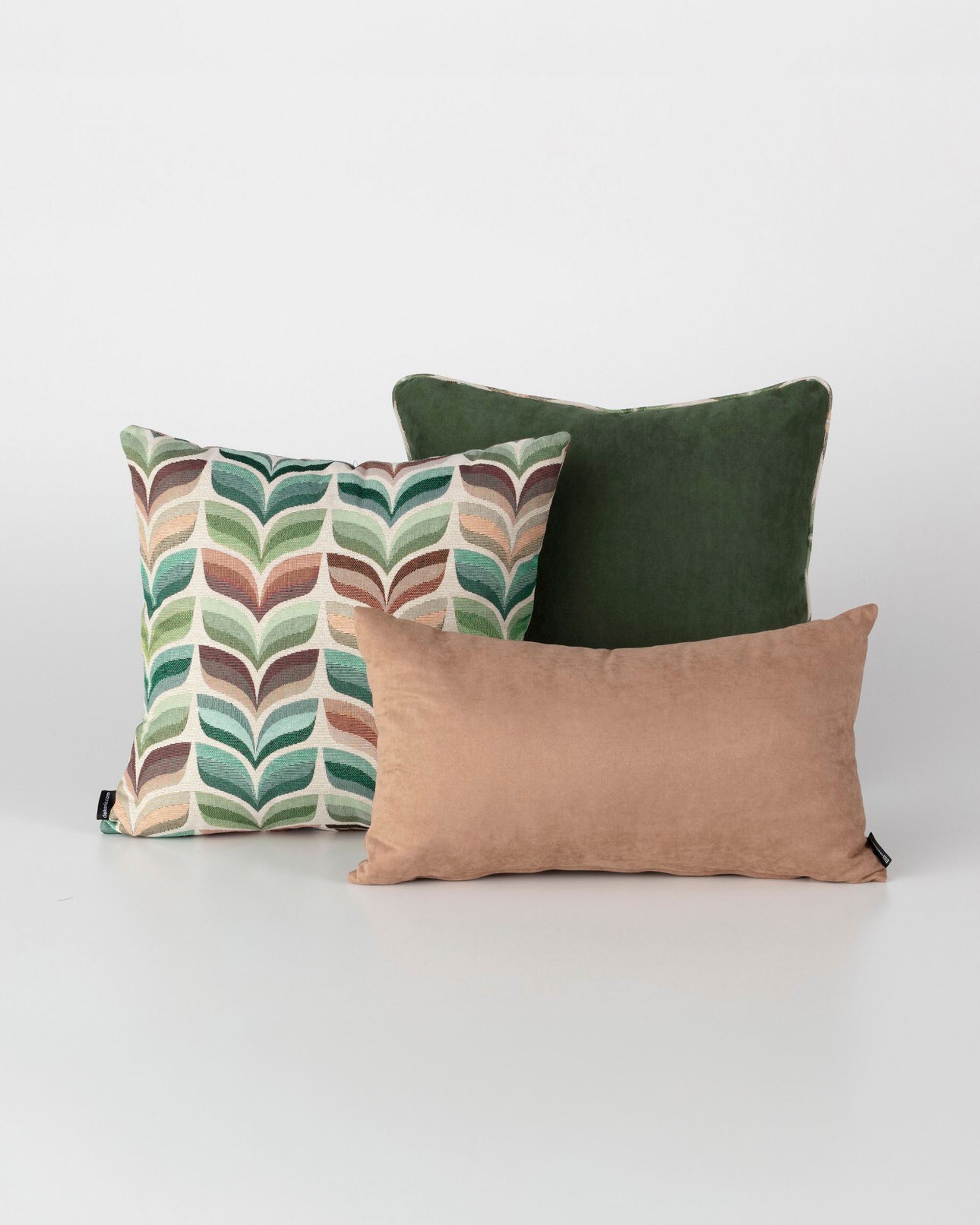 Pyntepuder 3 stk. Homely Folk green I