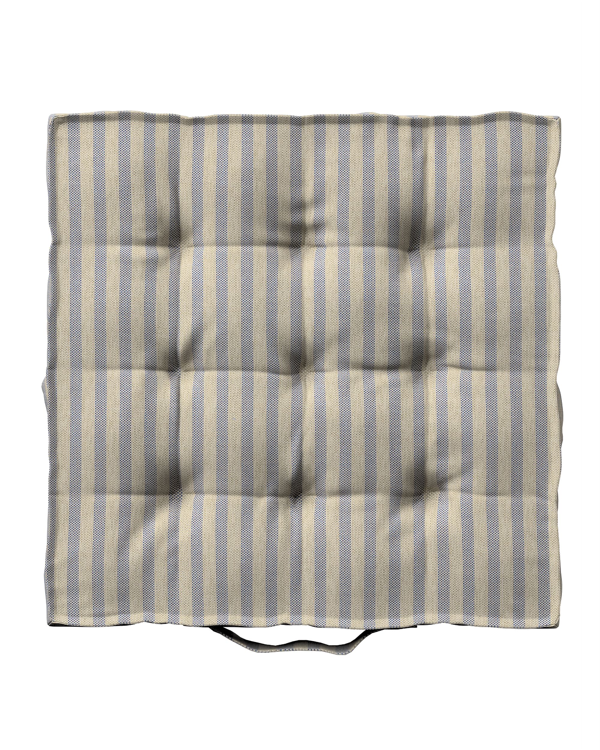 Stolehynde Jacob farve beige stof outdoor, grov, mønstret