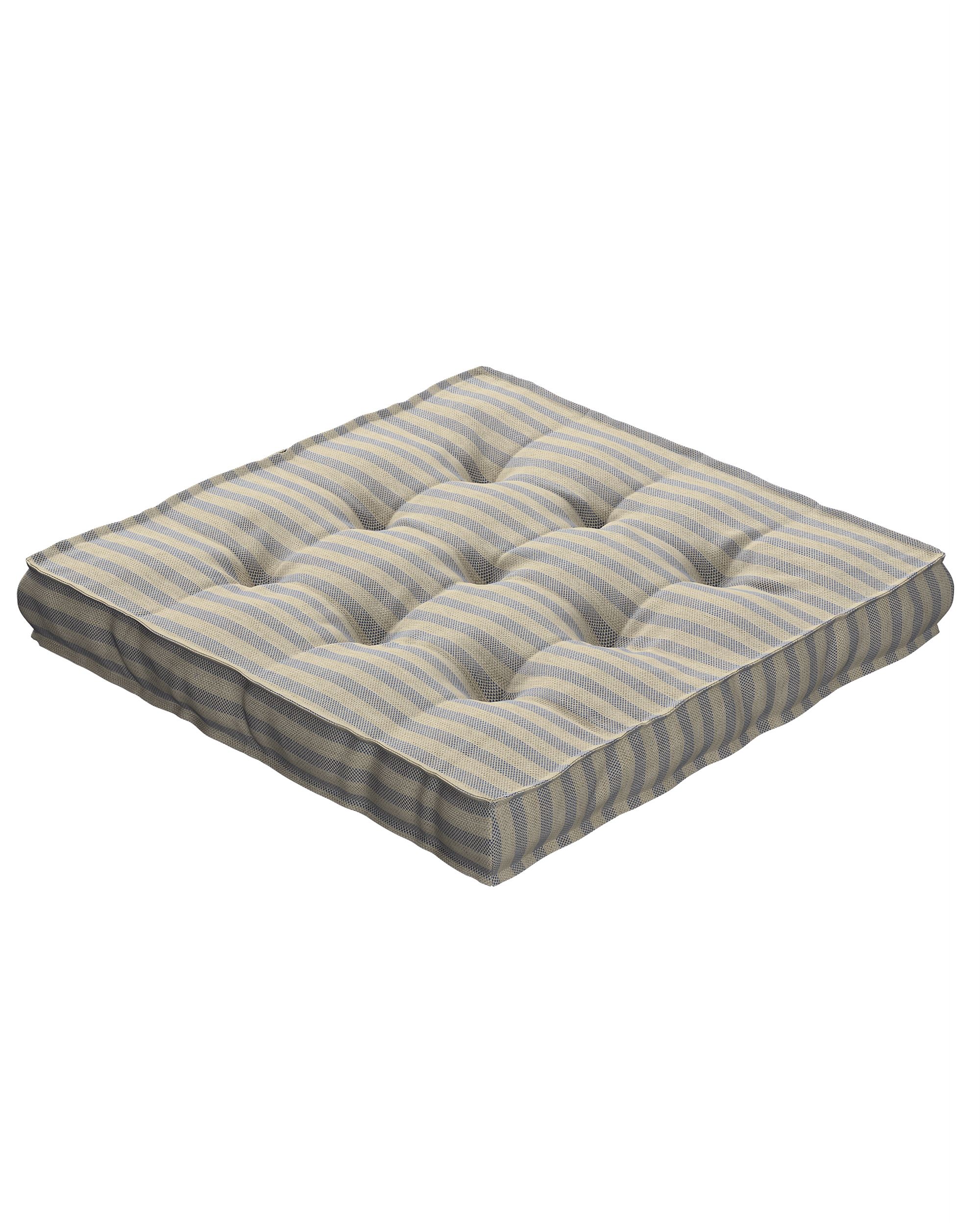 Stolehynde Jacob farve beige stof outdoor, grov, mønstret (hover)