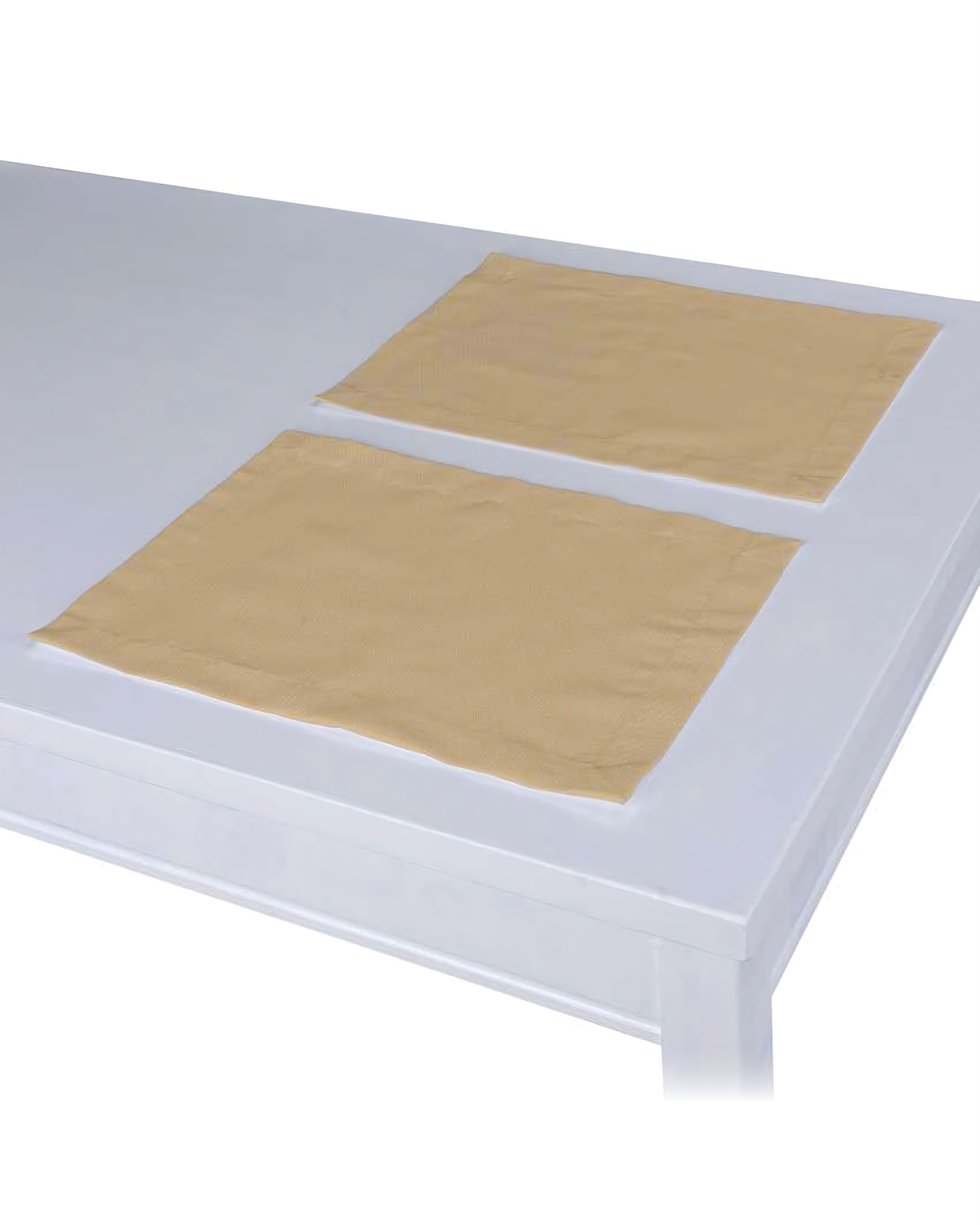 Dækkeservietter 2 stk. farve beige