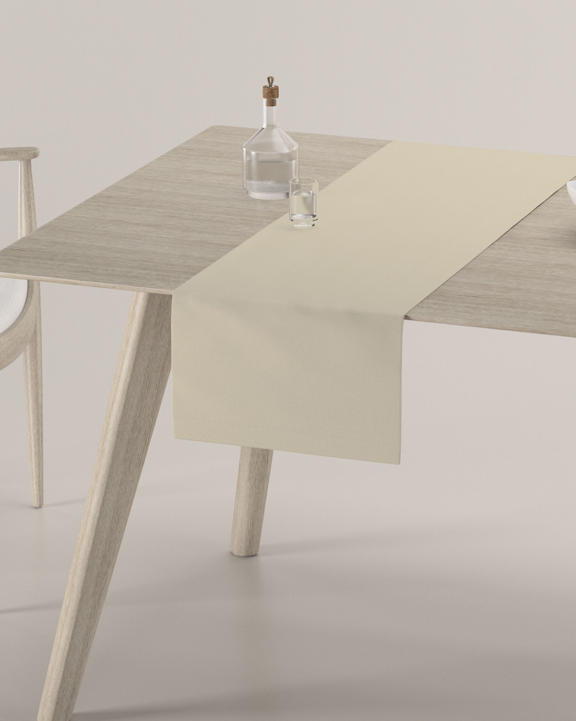 Bordløber - Dinner for 2 farve beige (hover)