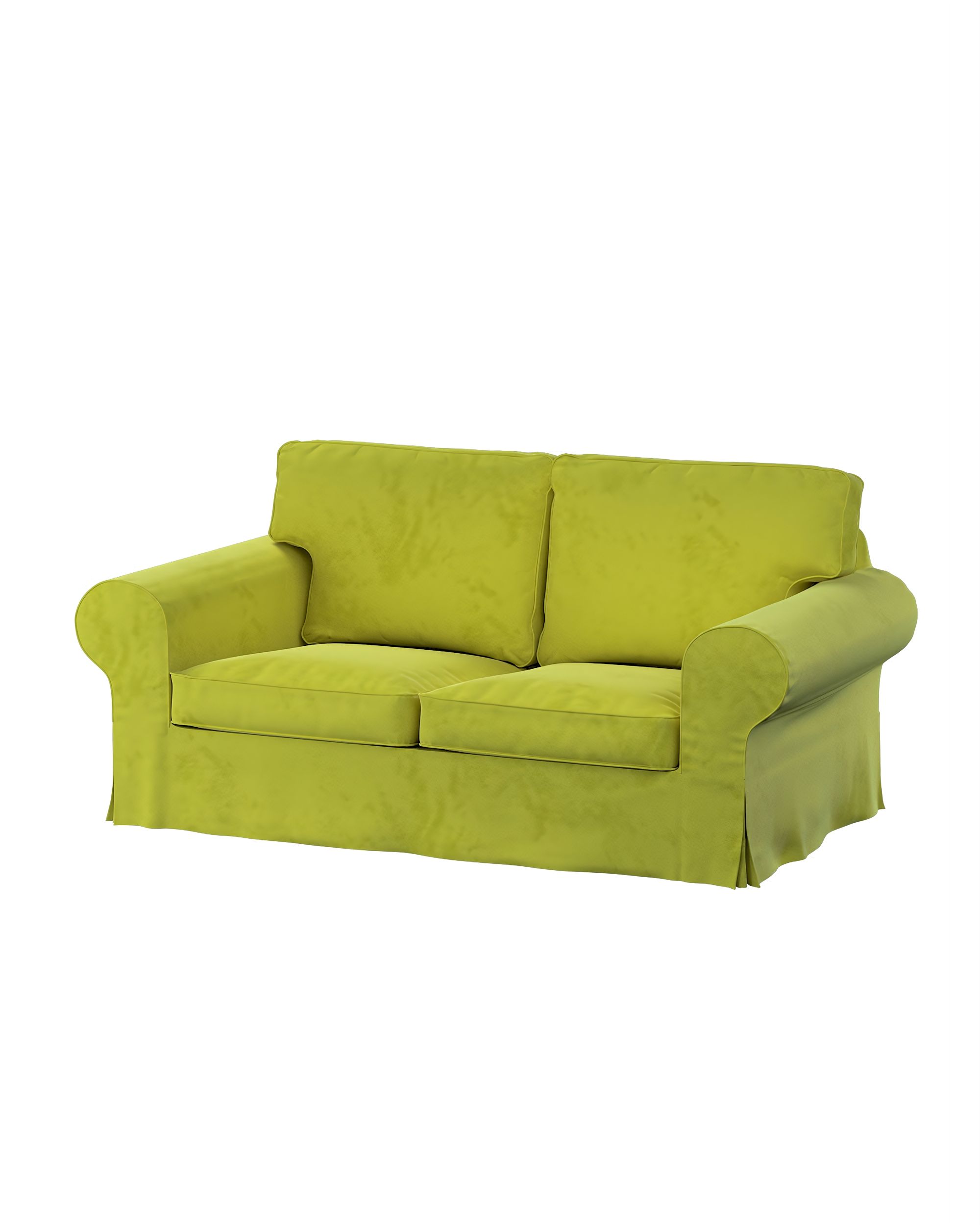 Ektorp betræk 2 sæder farve grøn stof blank, velour 173 x 83 x 73 cm |  | 173 x 83 x 73 cm | Dekoria