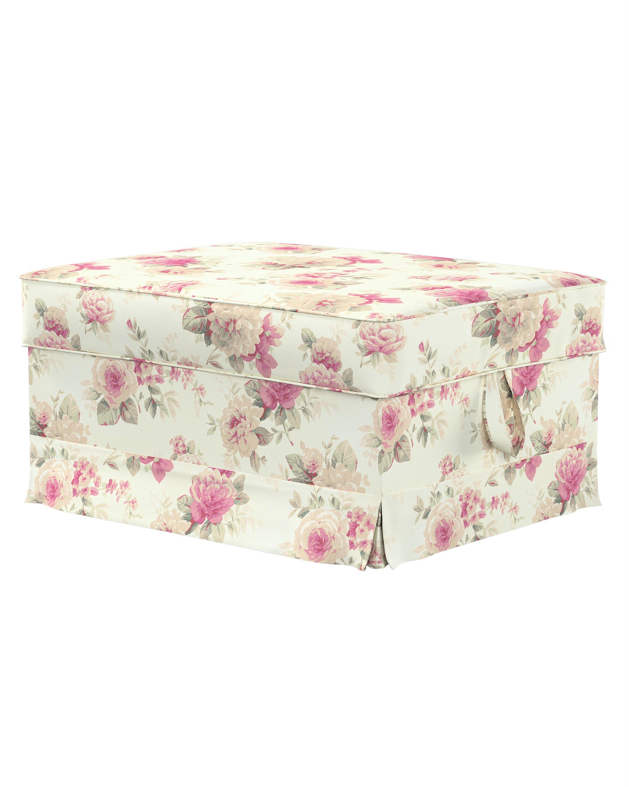 Ektorp betræk fodskammel farve flerfarvet stof mønstret 60 x 79 x 42 cm |  | 60 x 79 x 42 cm | Dekoria