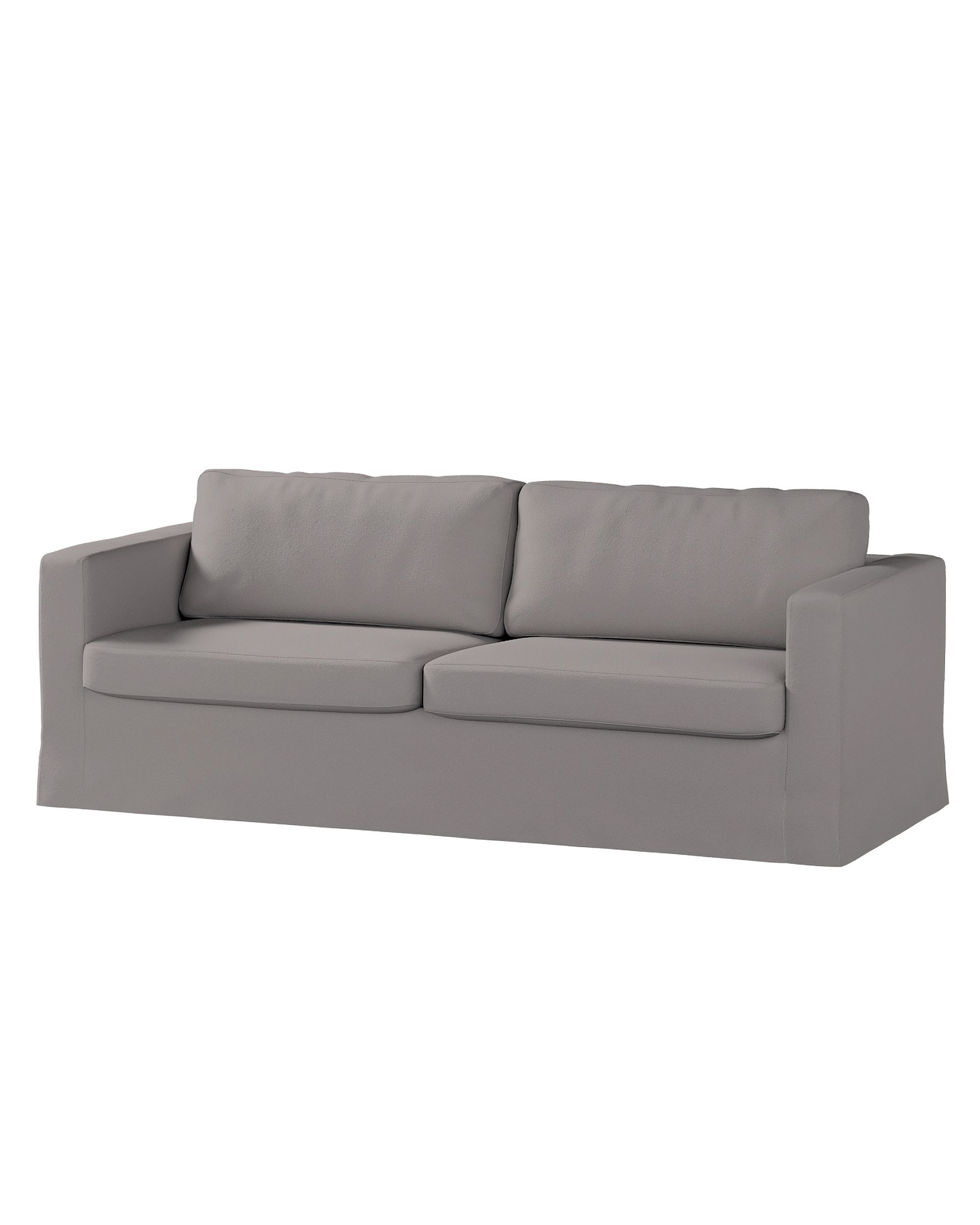 Karlstad betræk 3 personer, lang, 204cm farve beige stof grov |  |  | Dekoria