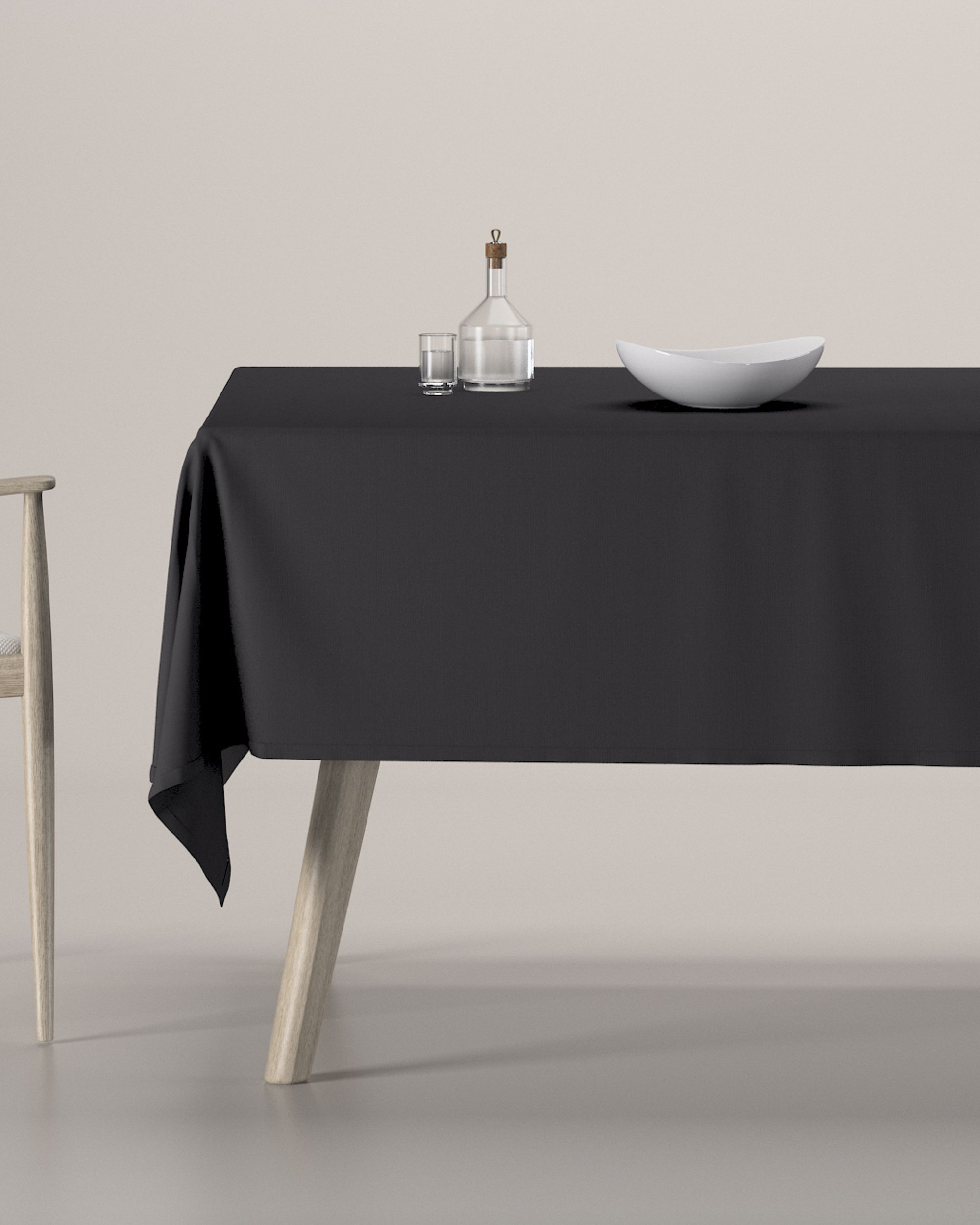 Rektangulære borddug farve grå