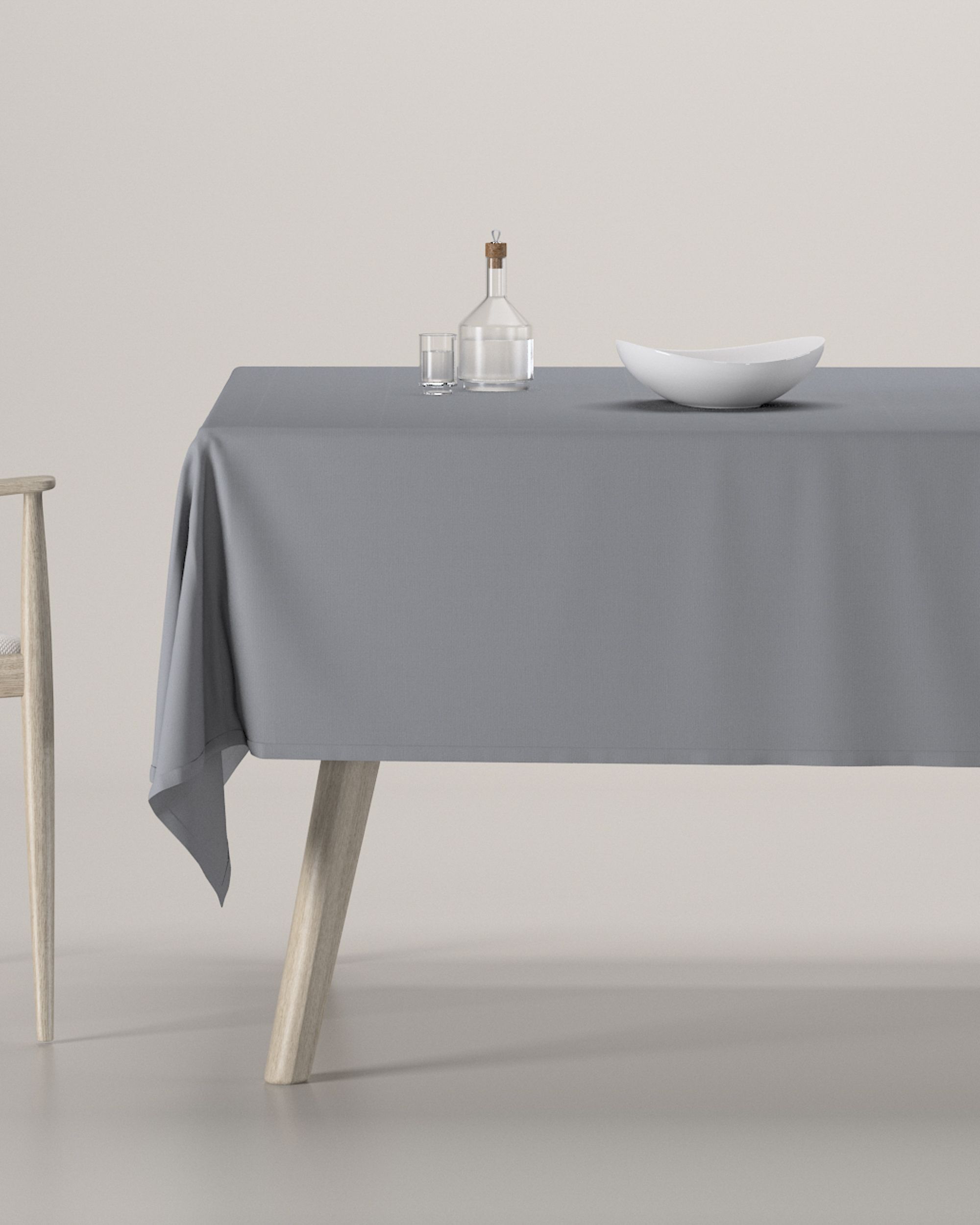 Rektangulære borddug farve grå