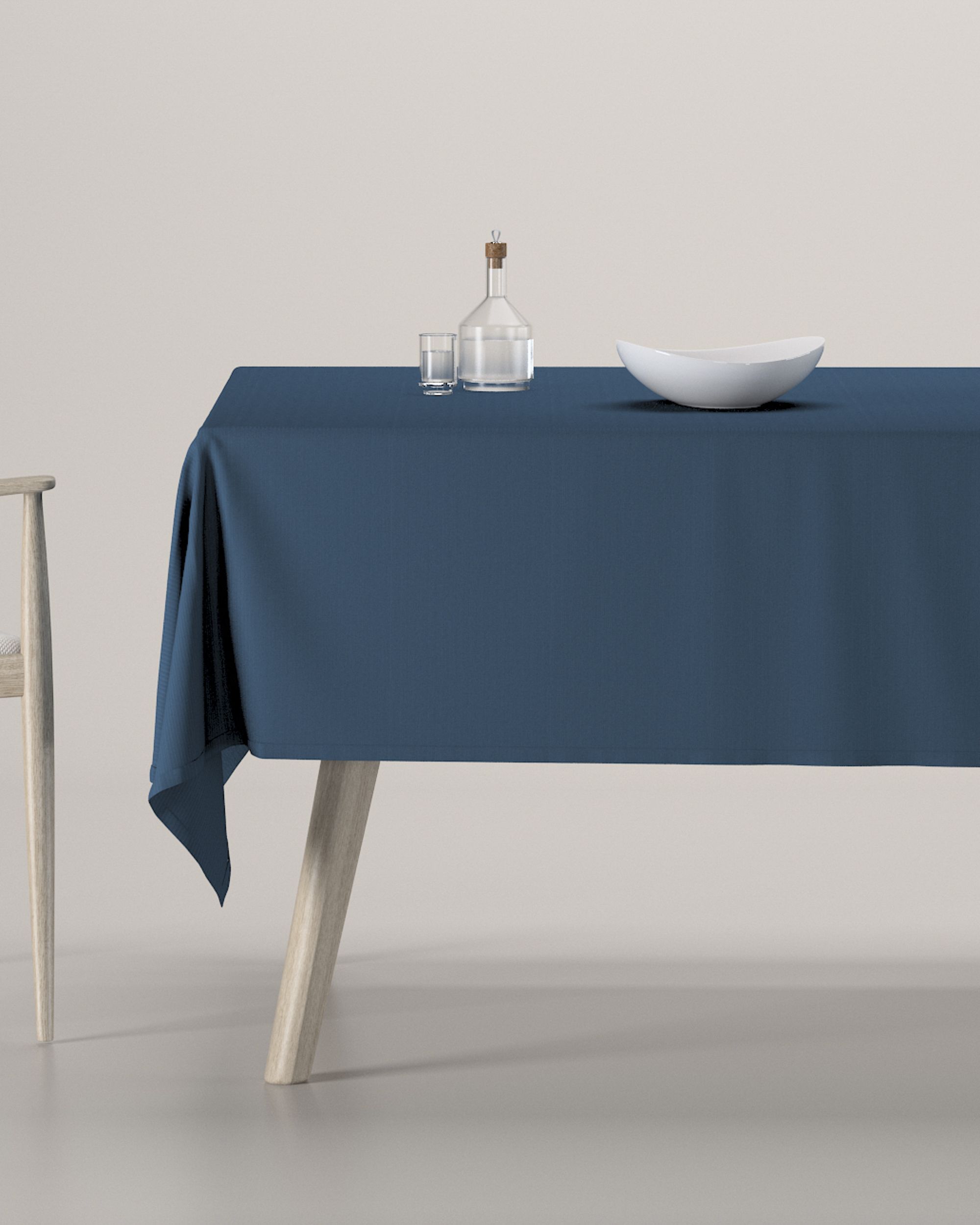 Rektangulære borddug farve marineblå