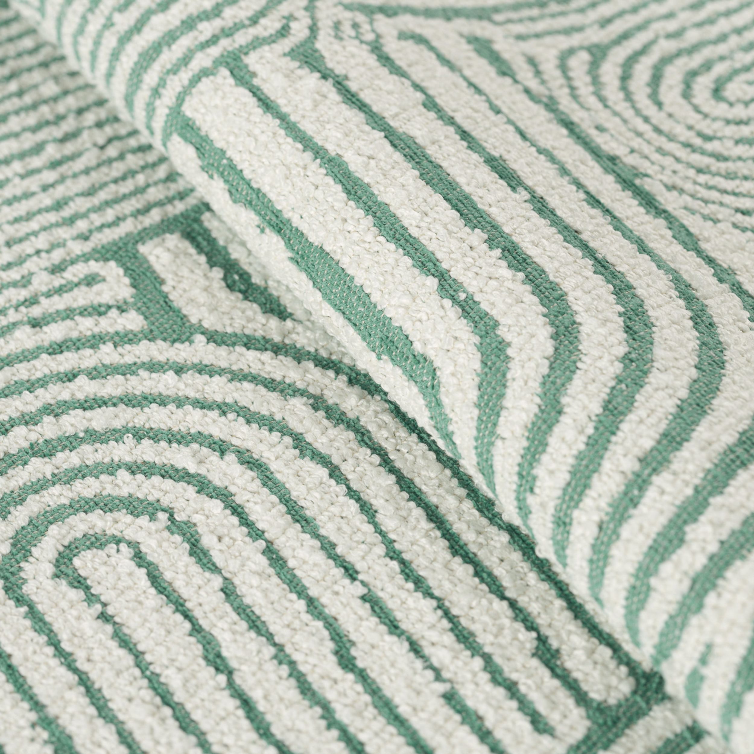 Cosy Home 144-81 boucle naturhvid og grøn
